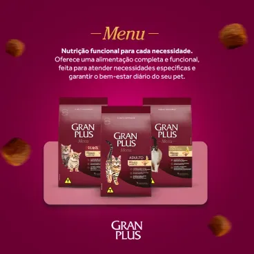 Racao GranPlus Menu Gatos linha